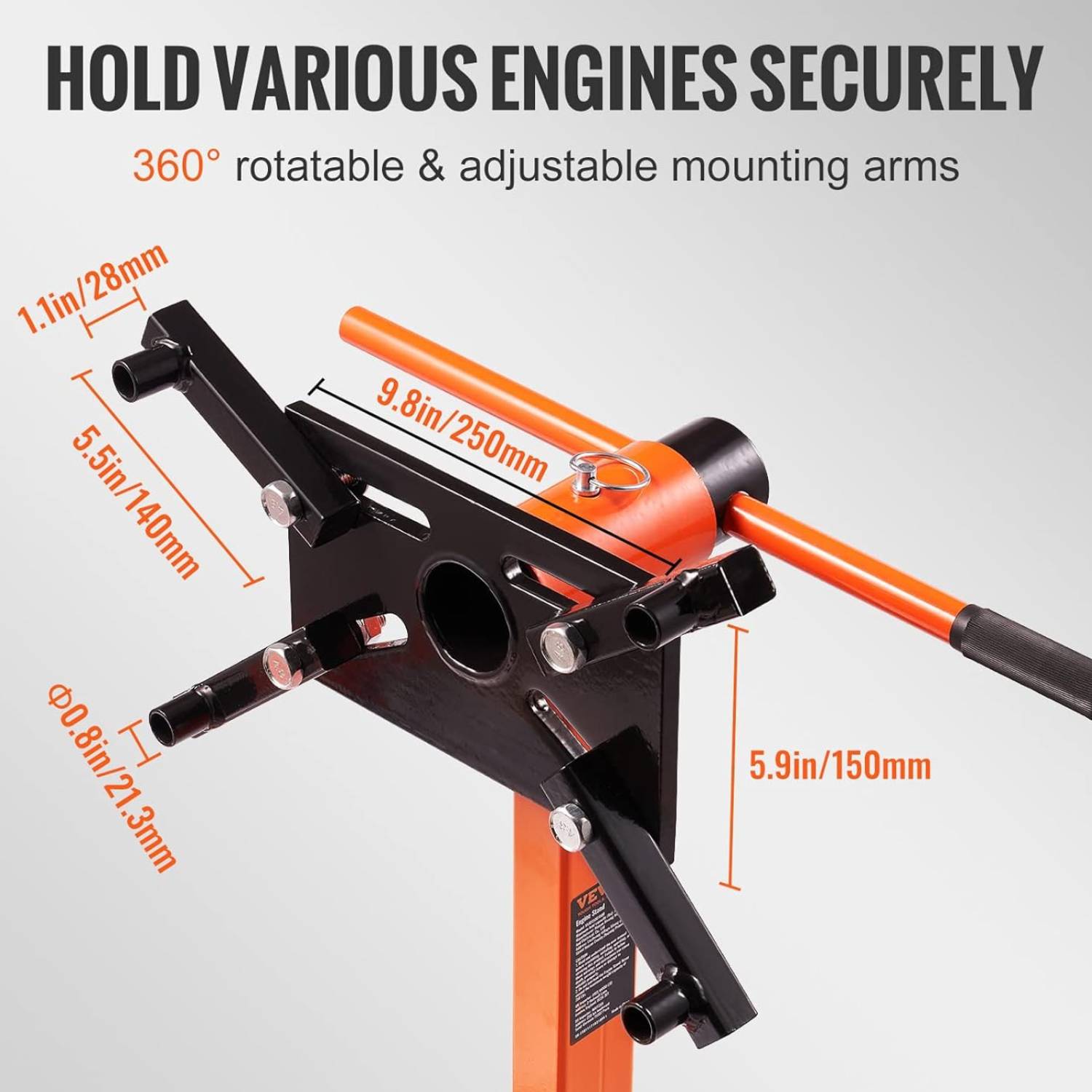 Engine Stand | Motor Hoist Dolly | Rotating Motor Stand: image 5