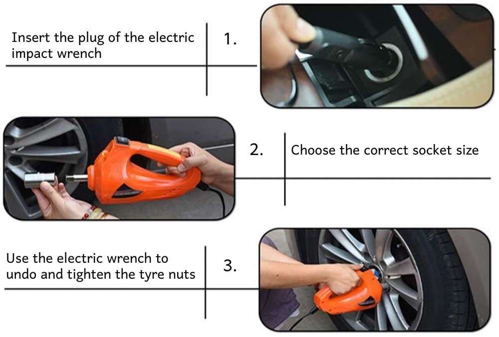 Tyre Impact Wrench | 12V Impact Wrench For Tires | Impact Gun: image 2